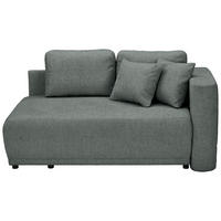 CHAISELONGUE Chenille Grau  - Schwarz/Grau, KONVENTIONELL, Kunststoff/Textil (171/73/93cm) - Carryhome