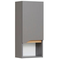 HÄNGESCHRANK 30/70/20 cm  - Dunkelgrau/Eichefarben, KONVENTIONELL, Glas/Holzwerkstoff (30/70/20cm) - Pelipal