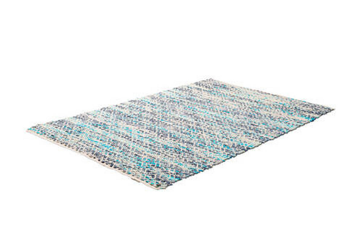 HANDWEBTEPPICH 160/230 cm Blau  - Blau, Basics, Textil (160/230cm) - Tom Tailor