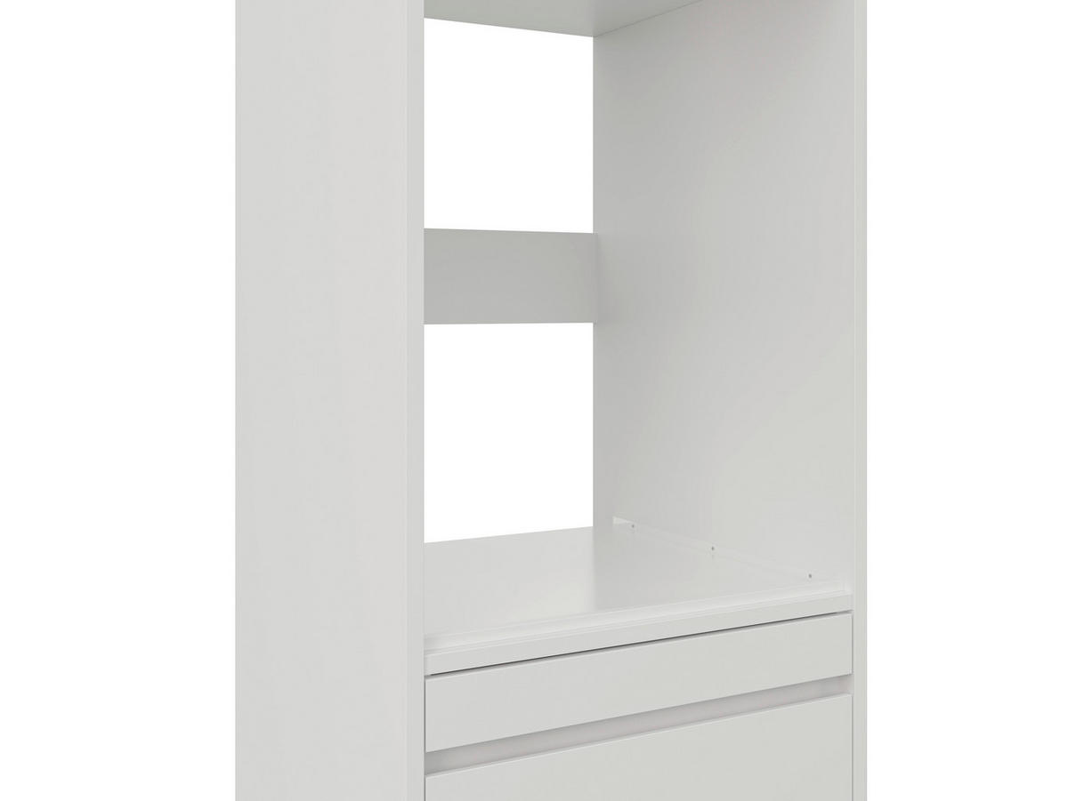 OMARICA ZA PRALNI STROJ  bela  - bela, Basics, leseni material (67,5/151,8/67,5cm) - Xora