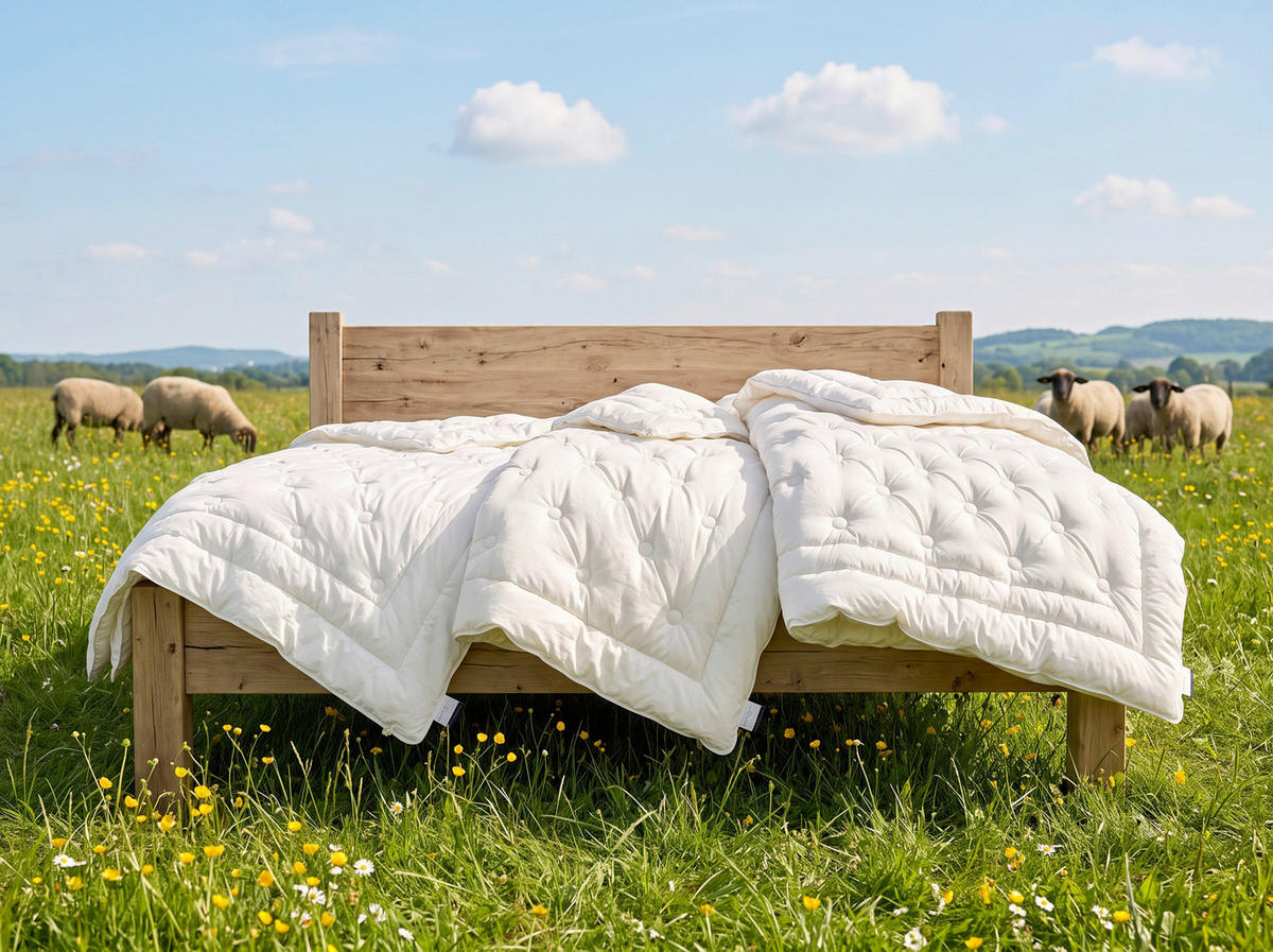 SOMMERBETT  Lasse 155/220 cm  - Weiß, Basics, Textil (155/220cm) - Billerbeck