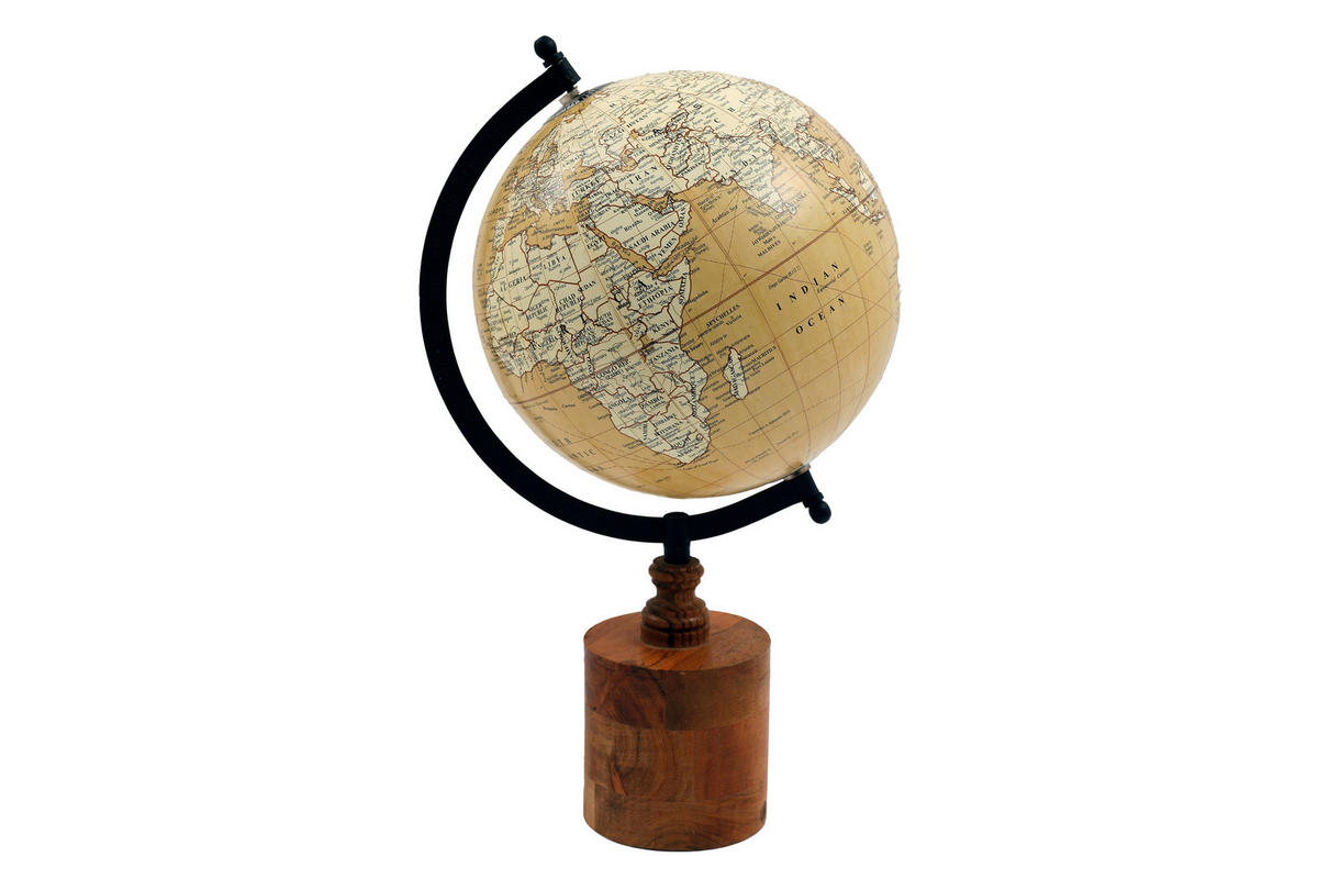 FÖLDGÖMB - többszínű, Basics, fa (20/37/20cm)