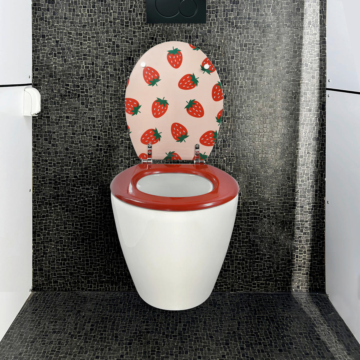 WC-SITZ - Rot, Basics, Holzwerkstoff (45/5.6/36cm) - MSV