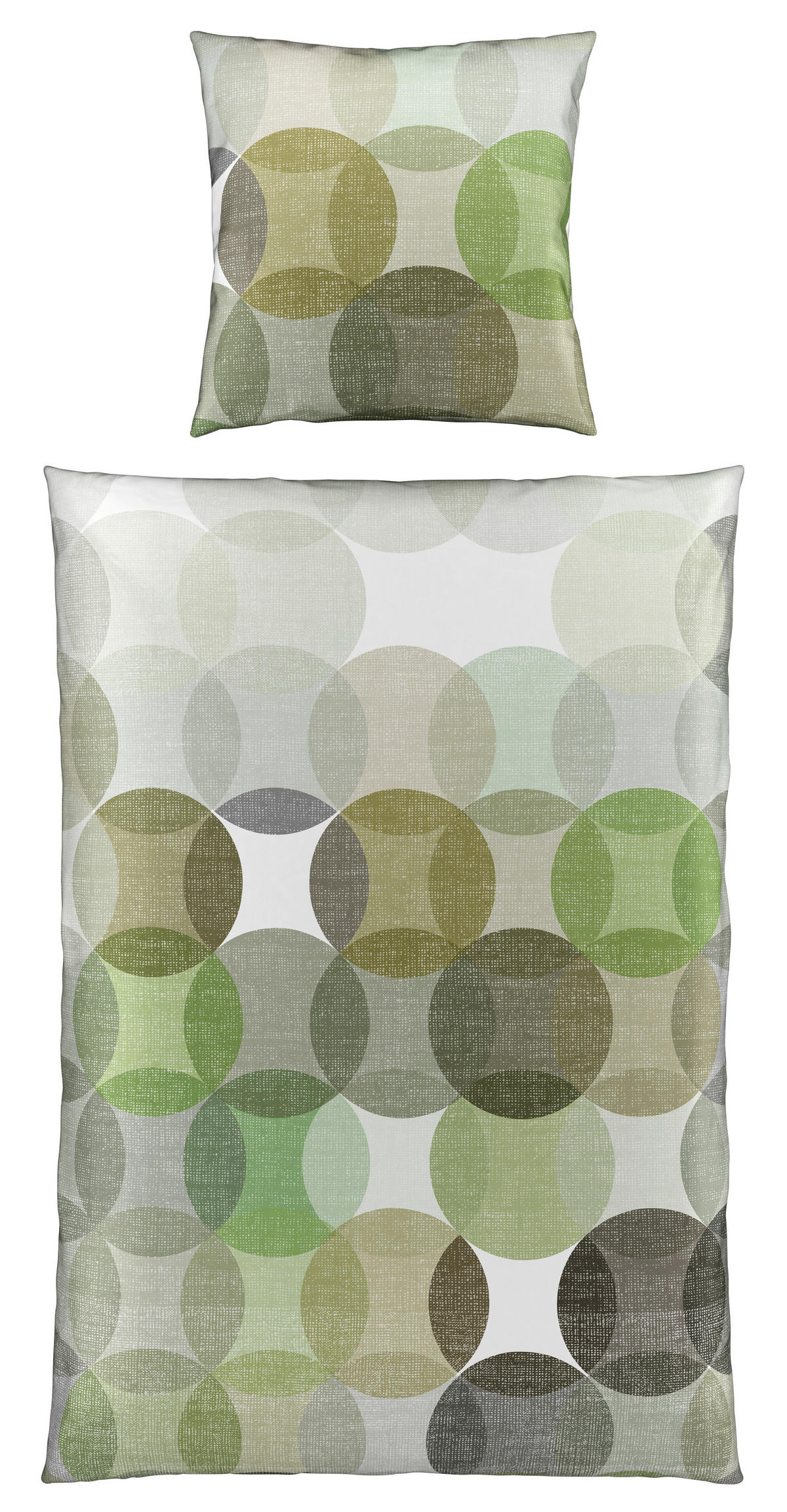BETTWÄSCHE Neuvac Satin 135/200 cm  - Grün, Design, Textil (135/200cm) - Novel