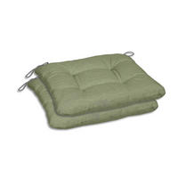 GARTENSITZKISSEN 2er-Set in Hellgrün Uni  - Hellgrün, Basics, Textil (38/5/38cm)