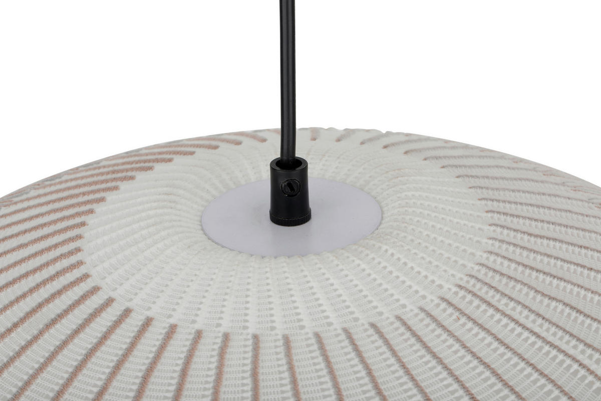 HÄNGELEUCHTE 45/150 cm    - Weiss, Trend, Kunststoff/Textil (45/150cm) - Collett's Monde
