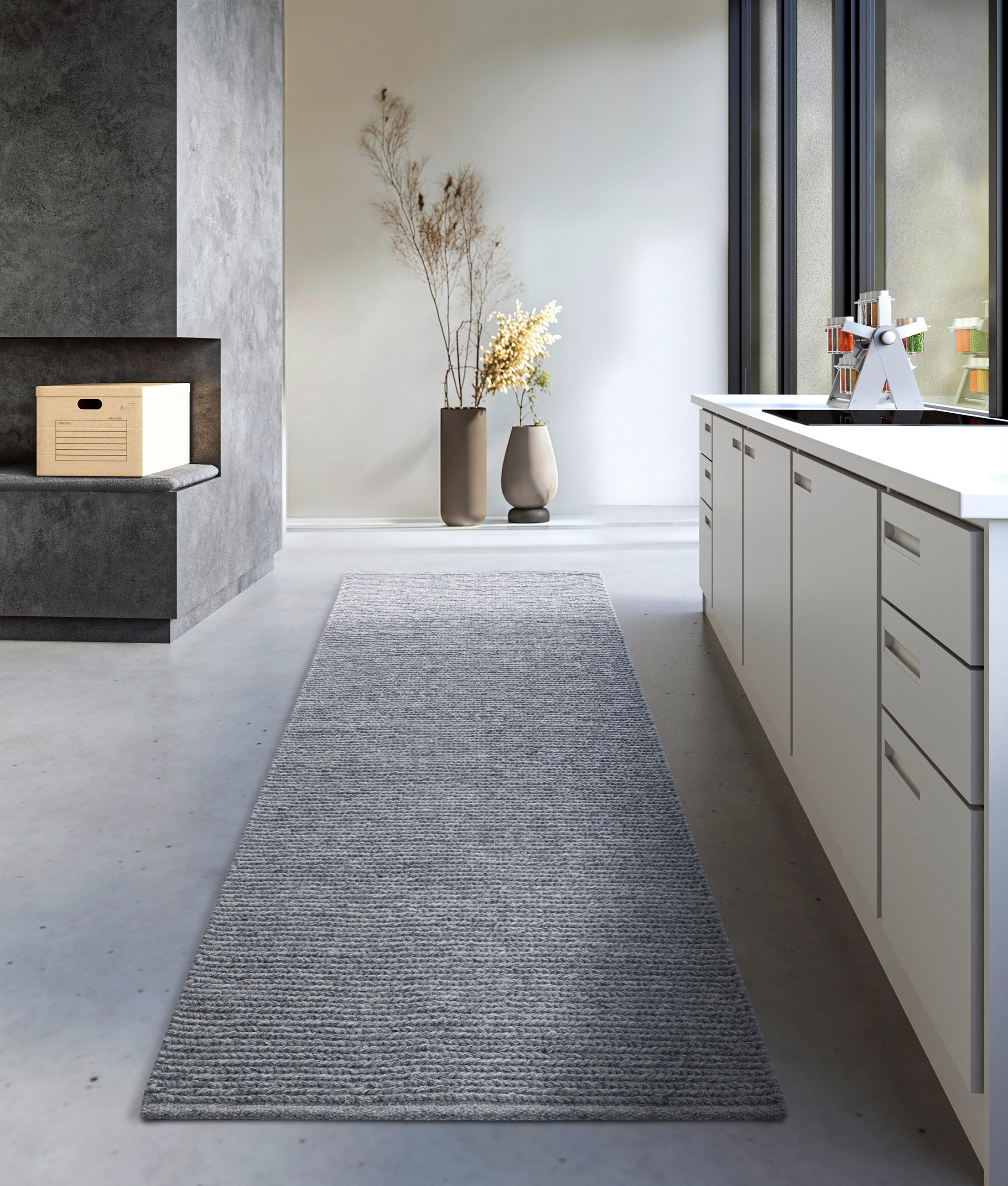 LÄUFER 80/200 cm Kollektion 1748  - Hellgrau, Basics, Textil (80/200cm) - Villeroy & Boch