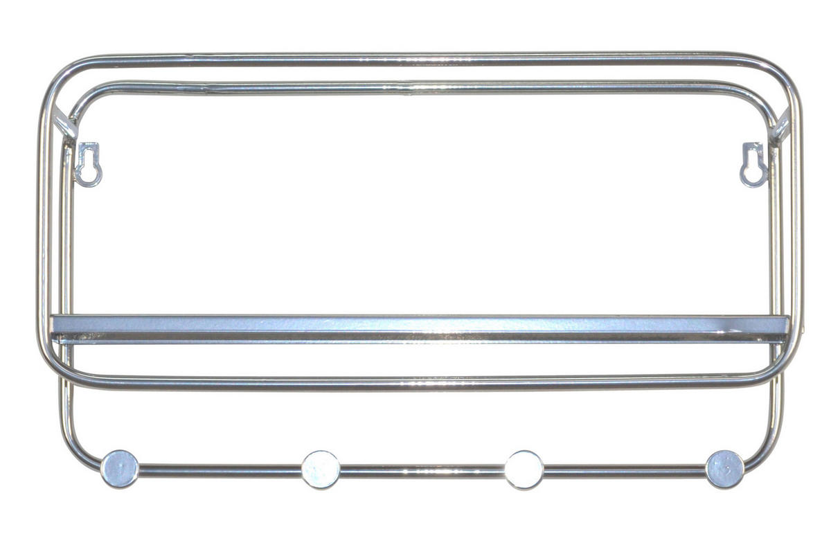 WANDREGAL Silberfarben  - Silberfarben, Design, Metall (45/25/15cm) - MID.YOU