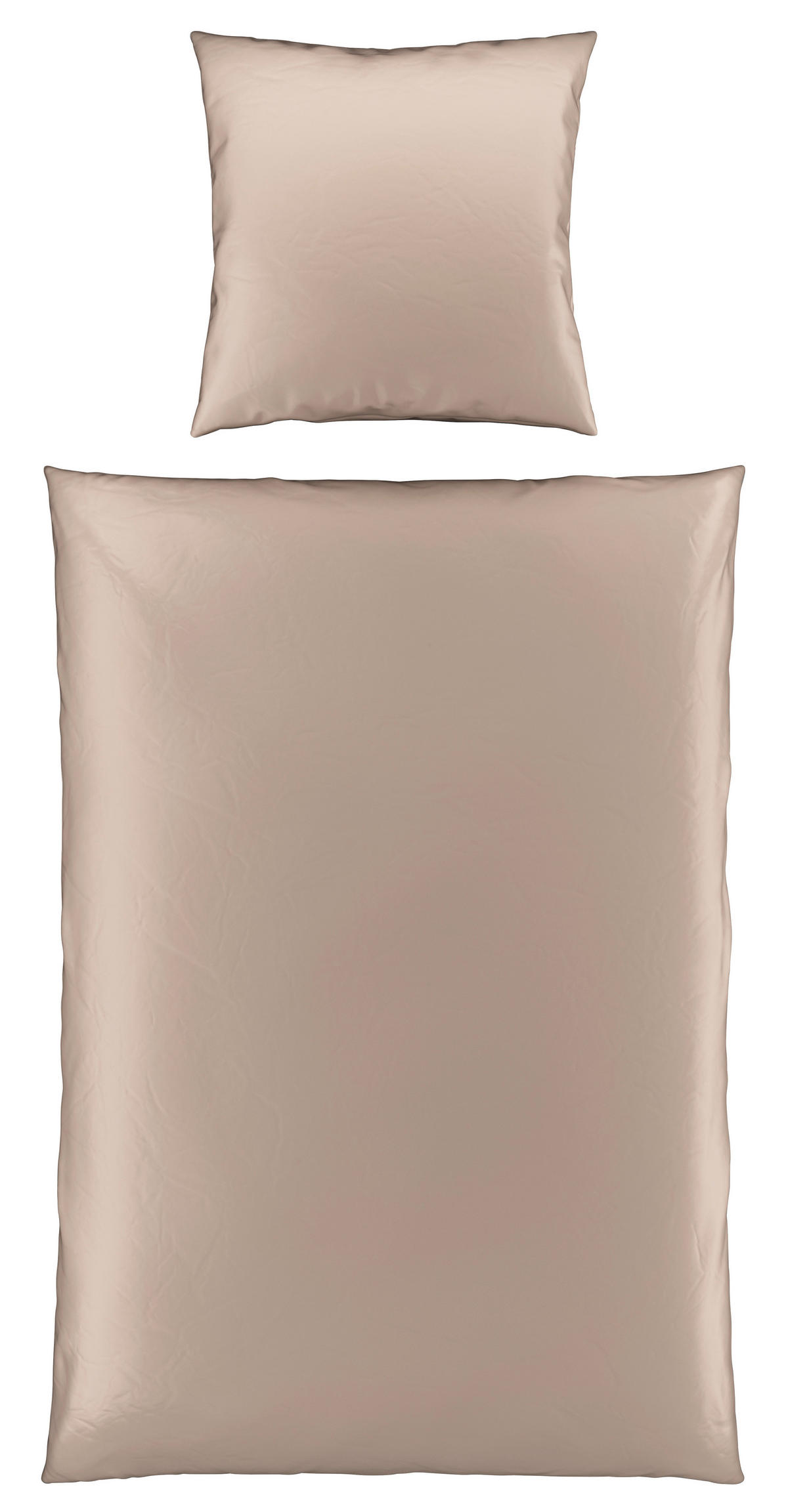 BETTWÄSCHE Segesta Satin 155/220 cm  - Creme, MODERN, Textil (155/220cm) - Novel