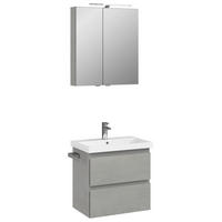 BADEZIMMER  in 60 cm  - Hellgrau/Weiß, KONVENTIONELL, Keramik/Holzwerkstoff (60cm) - Sadena