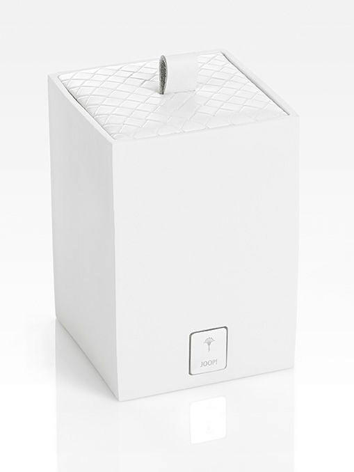 BOX MIT DECKEL - Weiß, Design, Kunststoff (7,5/11/7,5cm) - Joop!