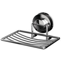 SEIFENSCHALE Metall, Kunststoff  - Chromfarben, Basics, Kunststoff/Metall (13/8/12,2cm) - Sadena