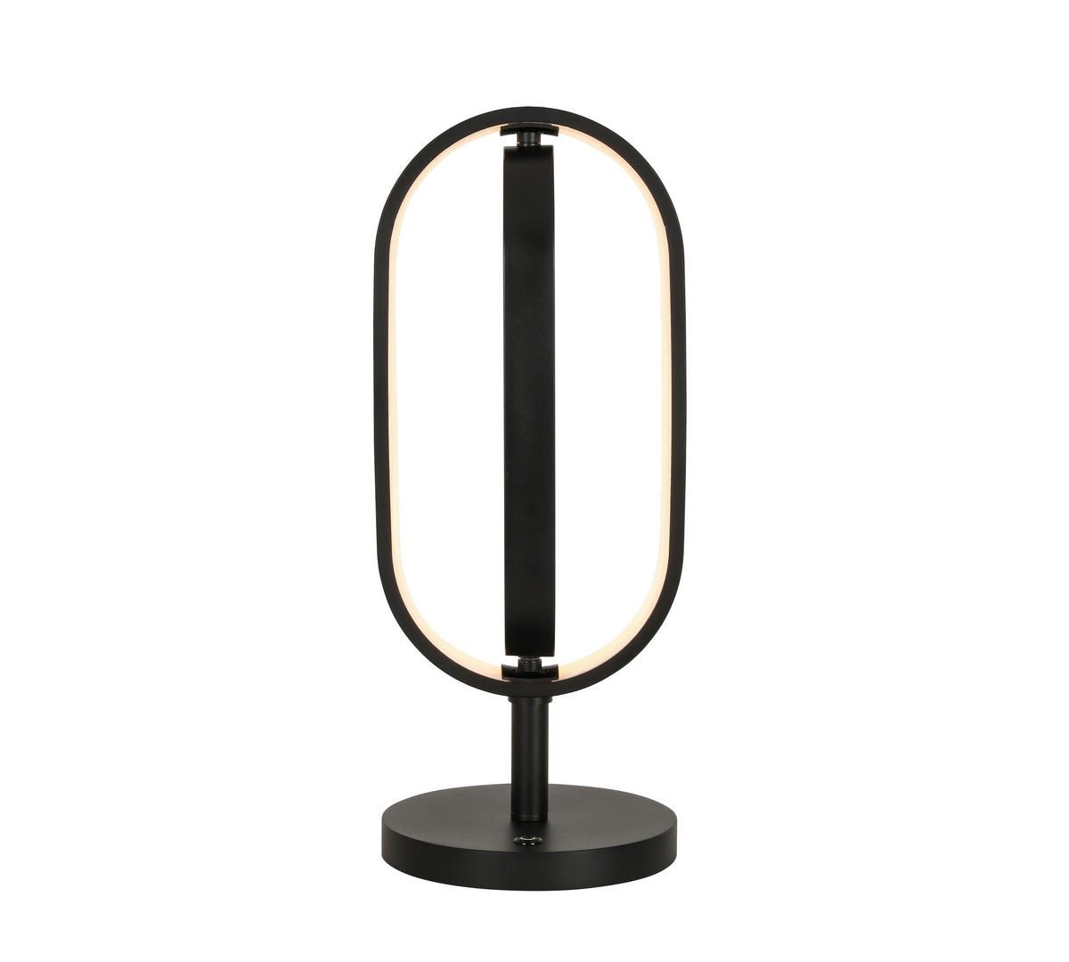 LED-TISCHLEUCHTE - Schwarz, Design, Kunststoff/Metall (21/50cm) - Novel