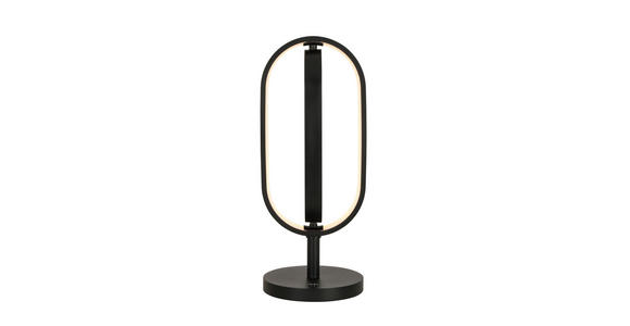 LED-TISCHLEUCHTE 21/50 cm - Schwarz, Design, Kunststoff/Metall (21/50cm) - Novel