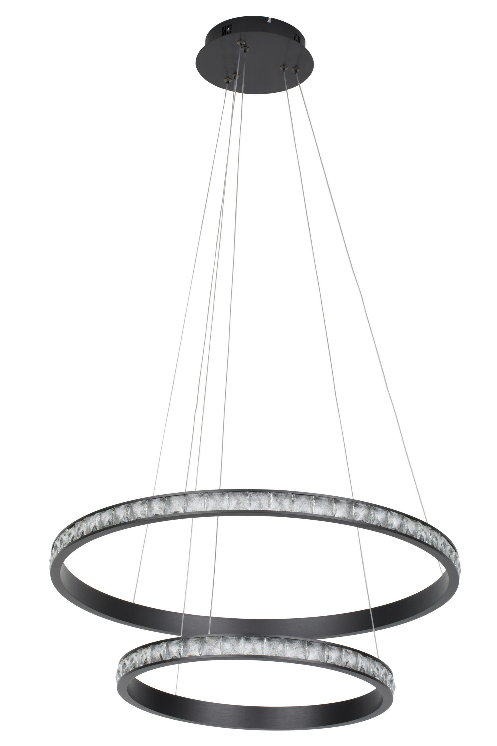 Novel Led-Hängeleuchte Elora Schwarz 150 cm