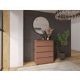 KOMMODE  in 80,1/102,8/48 cm  - Anthrazit/Terracotta, Design, Holzwerkstoff/Kunststoff (80,1/102,8/48cm) - Carryhome