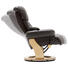 RELAXSESSEL Lederlook Echtleder Hocker, Relaxfunktion - Braun/Naturfarben, KONVENTIONELL, Leder/Textil (90/104/91cm) - Cantus RELAXSESSEL Lederlook Echtleder Hocker, Relaxfunktion - Braun/Naturfarben, KONVENTIONELL, Leder/Textil (90/104/91cm) - Cantus