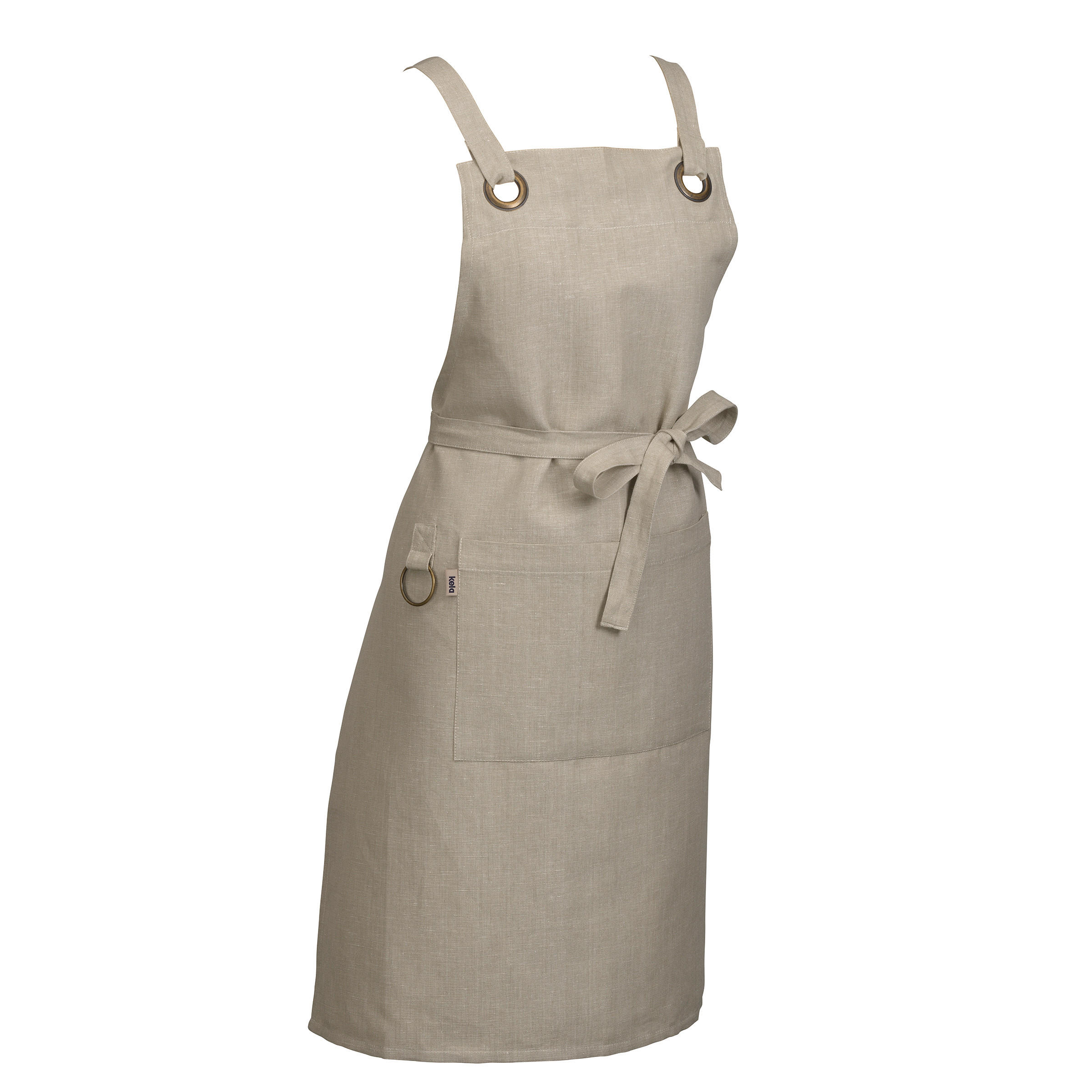 ZÁSTĚRA  - světle hnědá, Basics, textil (70/85cm) - Kela