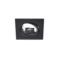 EINBAUSPOT JURA 8,0/8,0/7,0 cm   - Schwarz, KONVENTIONELL, Metall (8,0/8,0/7,0cm) - Trio Leuchten