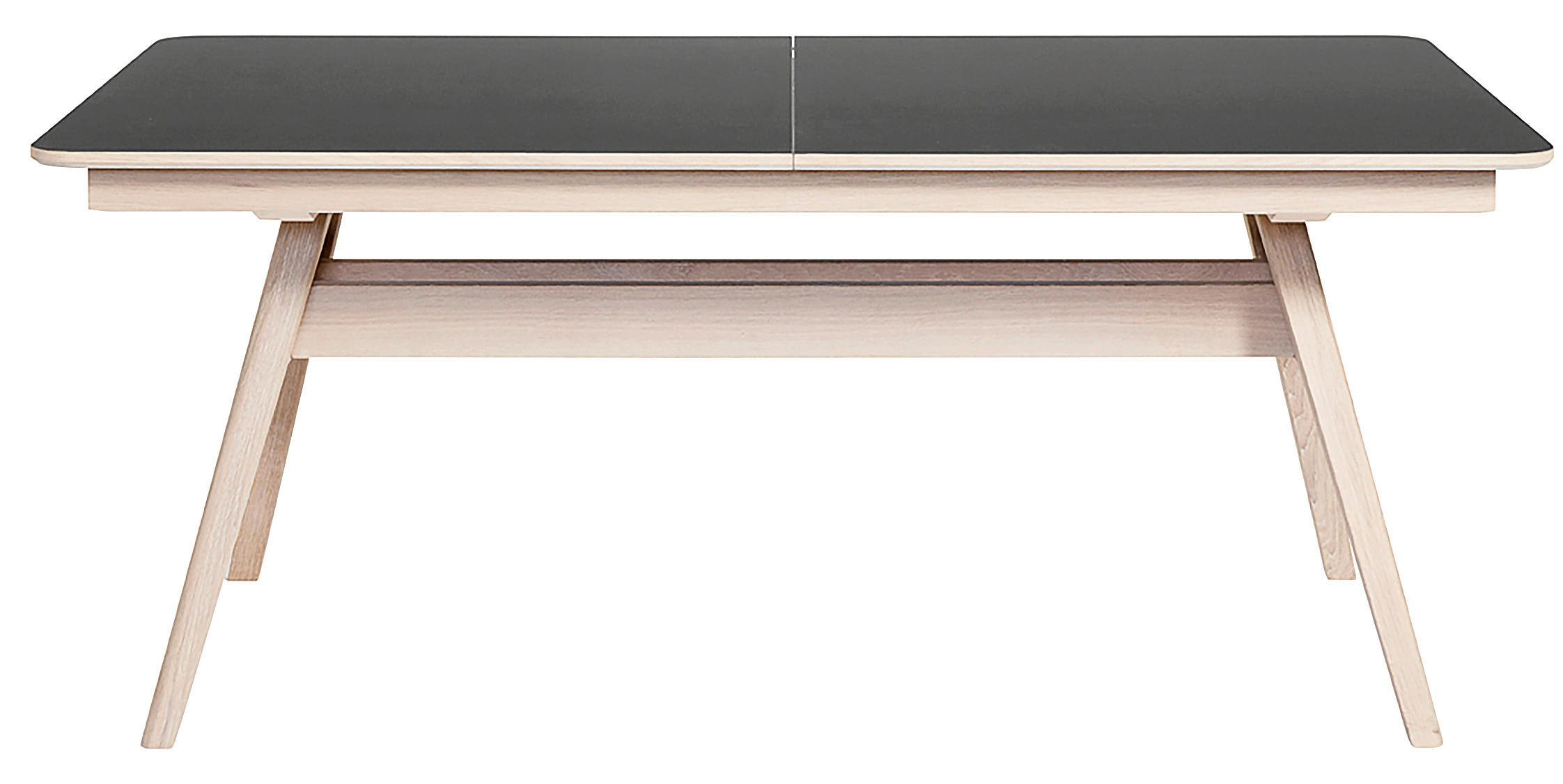 MATBORD i trä, plast 175-275/95/75 cm   - vit/grå, Modern, trä/plast (175-275/95/75cm) - Best Price