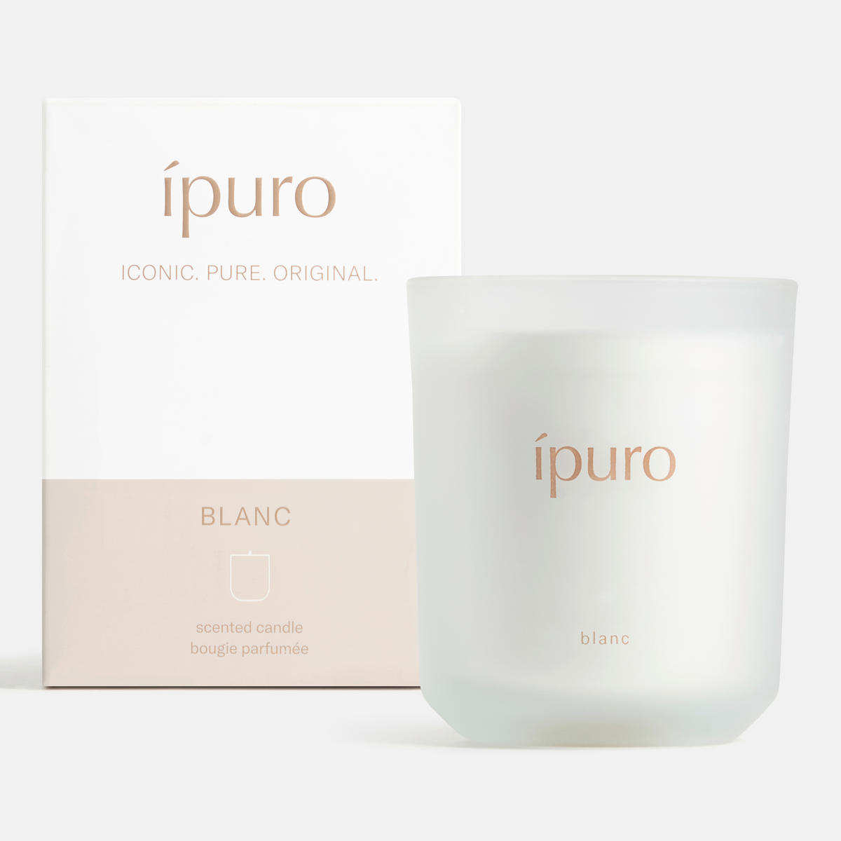 DUFTKERZE  - Weiß, Basics, Glas (9/9/11,5cm) - Ipuro