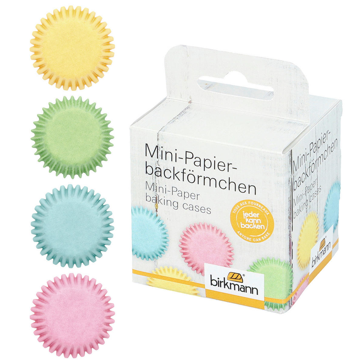 PAPIERFÖRMCHEN  - Basics, Papier (7/3,2/7cm) - Birkmann