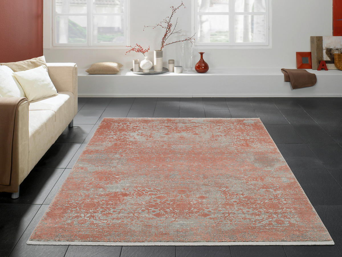 WEBTEPPICH 140/200 cm Rosa  - Rosa, Design, Textil (140/200cm) - Musterring