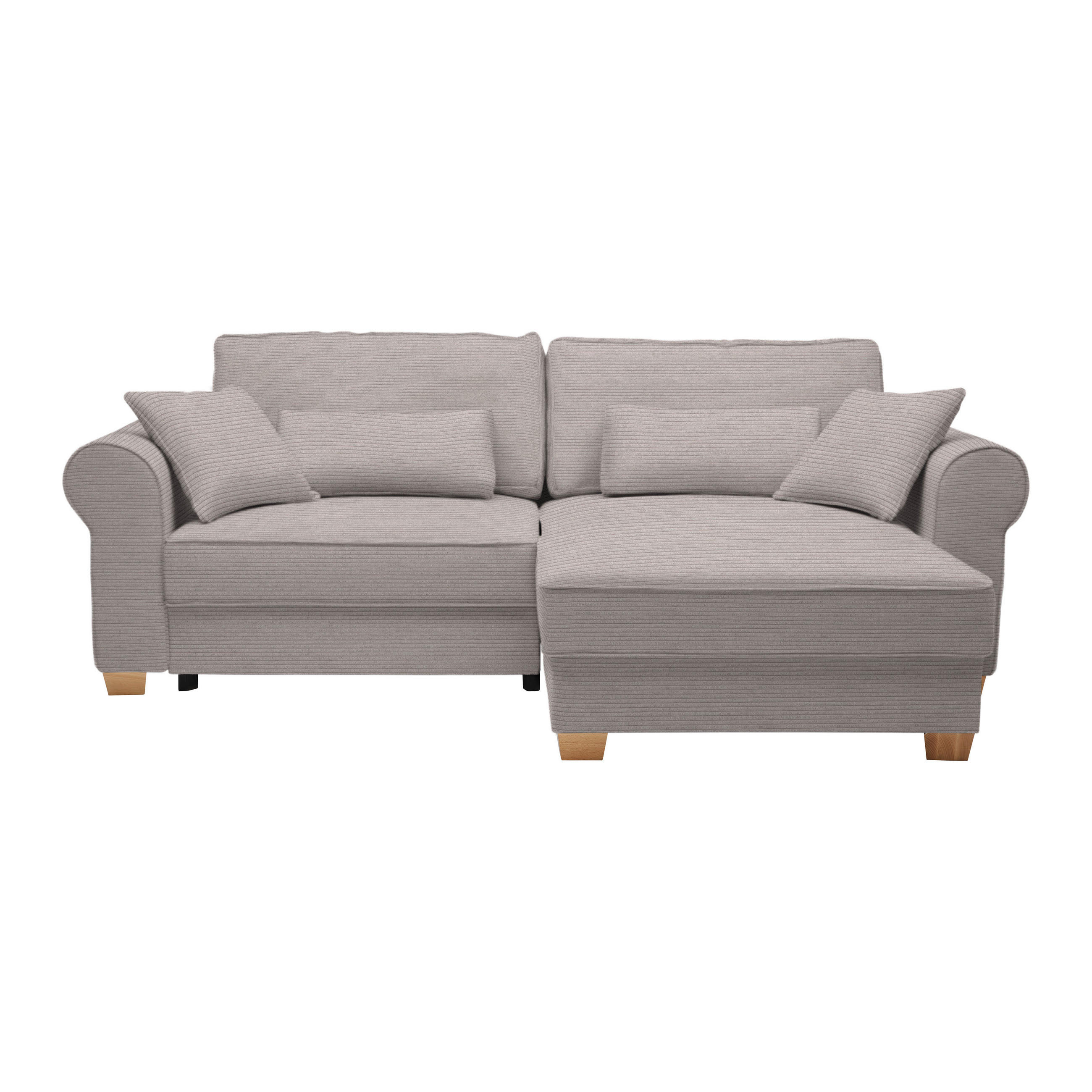 HÖRNSOFFA i taupe  - taupe, Modern, trämaterial/trä (255/185cm) - MID.YOU