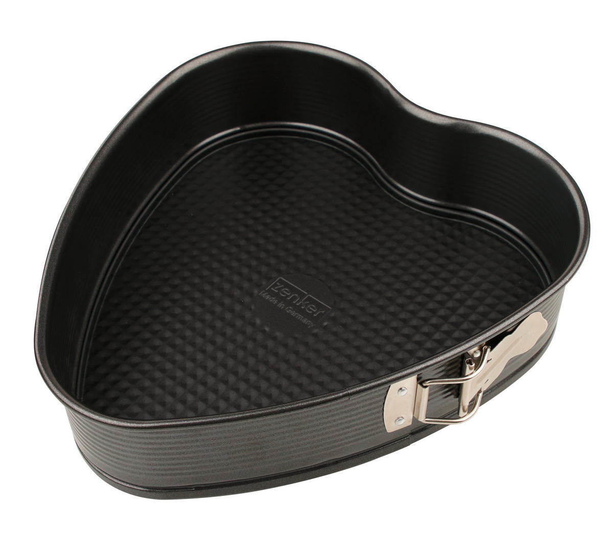 TORTENFORM  - Schwarz, Basics, Metall (25/7/27cm) - Zenker