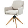 ARMLEHNSTUHL in Holz, Metall, Textil Beige  - Beige/Naturfarben, KONVENTIONELL, Holz/Textil (59/89/65cm) - Livetastic