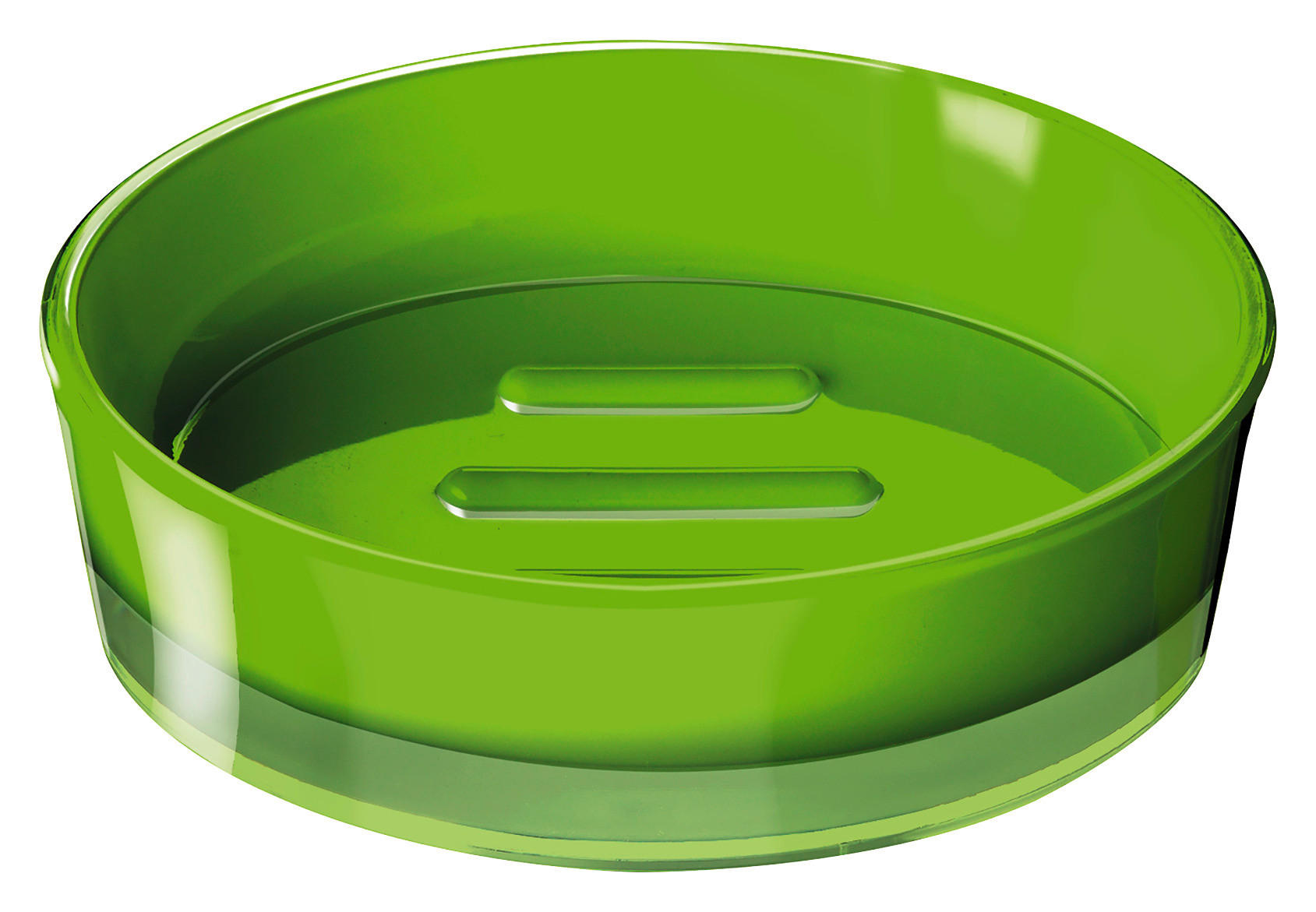 SEIFENSCHALE Kunststoff  - Grün, Basics, Kunststoff (10,3/3/10,3cm)