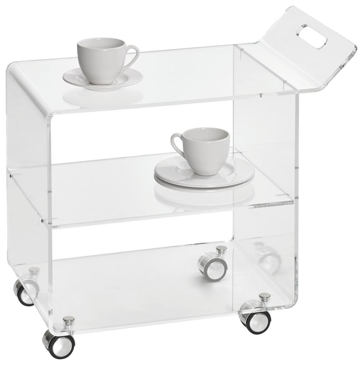 XXXL SERVÍROVACÍ VOZÍK, čiré, 63/59/38 cm