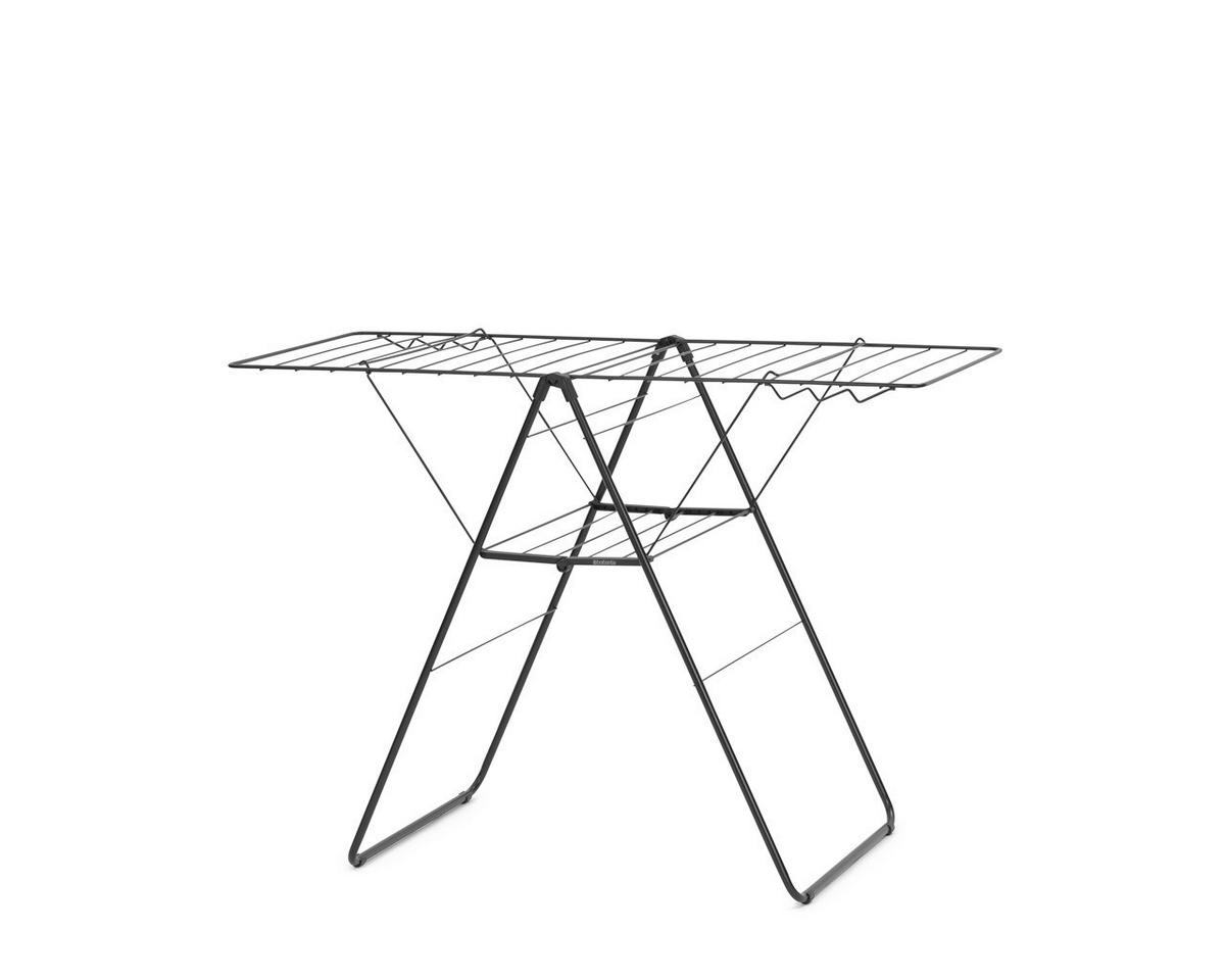 STANDTROCKNER 59.2/98.4/5 cm  - Schwarz, Basics, Metall (59.2/98.4/5cm) - Brabantia