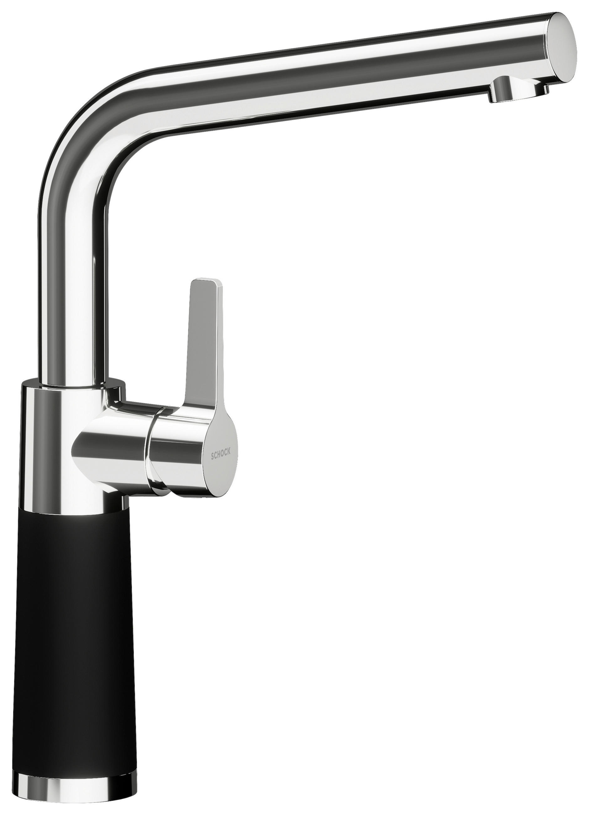 KÜCHENARMATUR 557000NGT  - Schwarz, Basics, Stein/Metall (5,2/32,3/19,4cm) - Schock