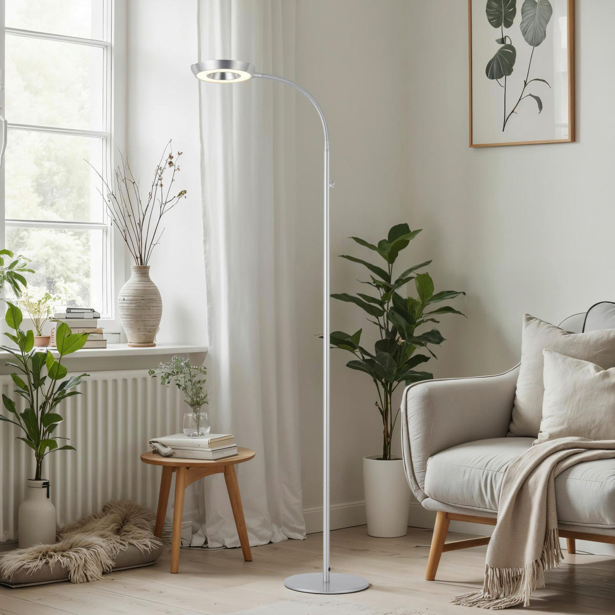 LED-STEHLEUCHTE SMART 14,5/145 cm Modern  - Design (14,5/145cm) - BOPP