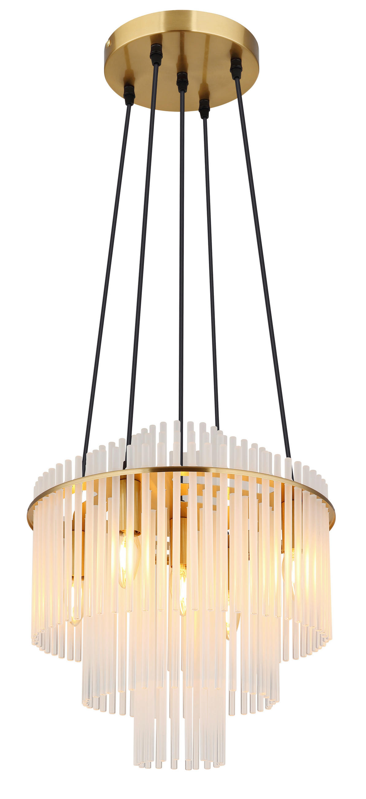 HÄNGLAMPA GORLEY 40/120 cm  - klar/vit, Basics, metall (40/120cm) - Globo