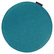 SITZKISSEN Petrol 35 cm - Petrol, Design, Textil (35cm)