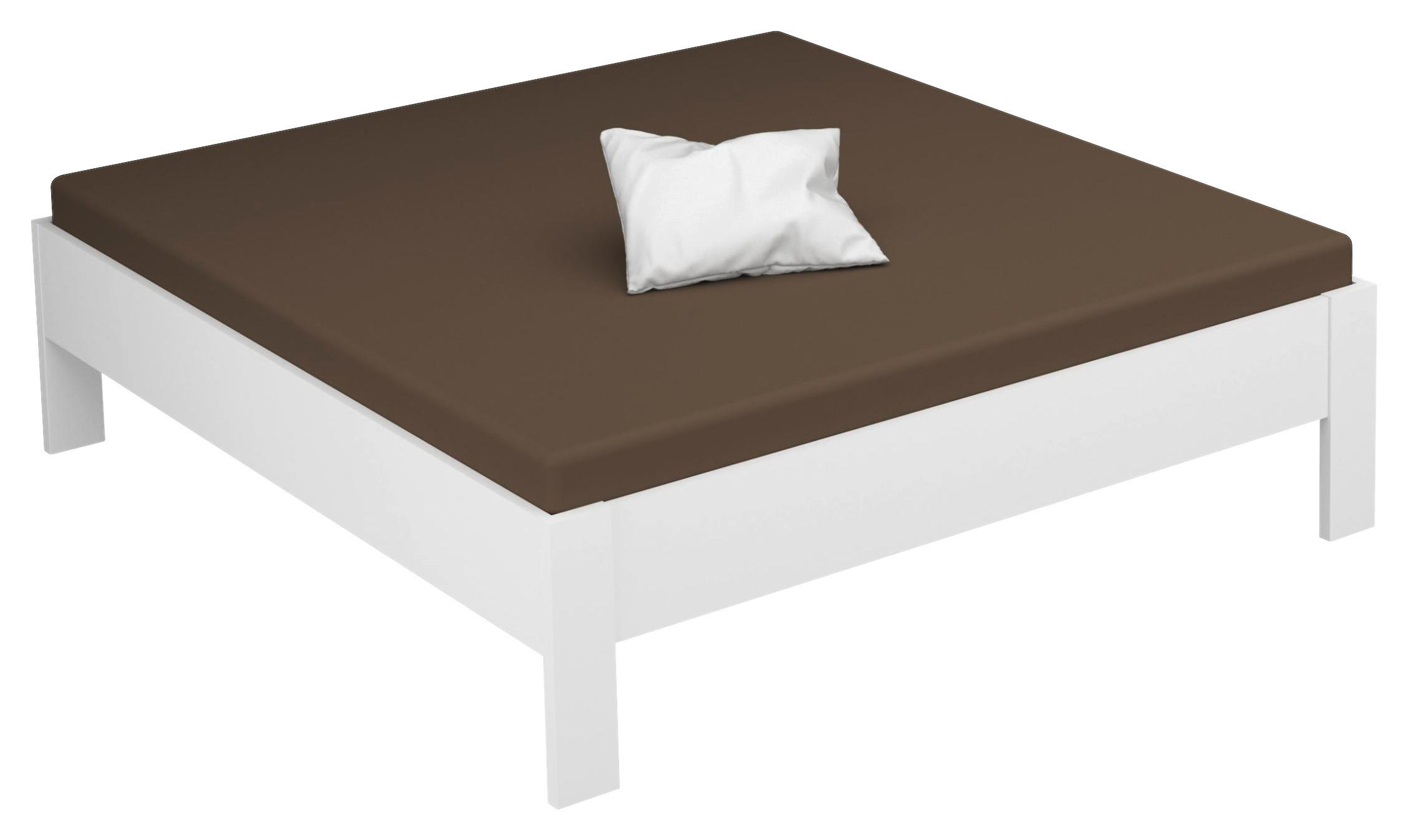 BETTRAHMEN 180/200 cm  in Weiss  - Weiss, Design, Holzwerkstoff (180/200cm) - Xora