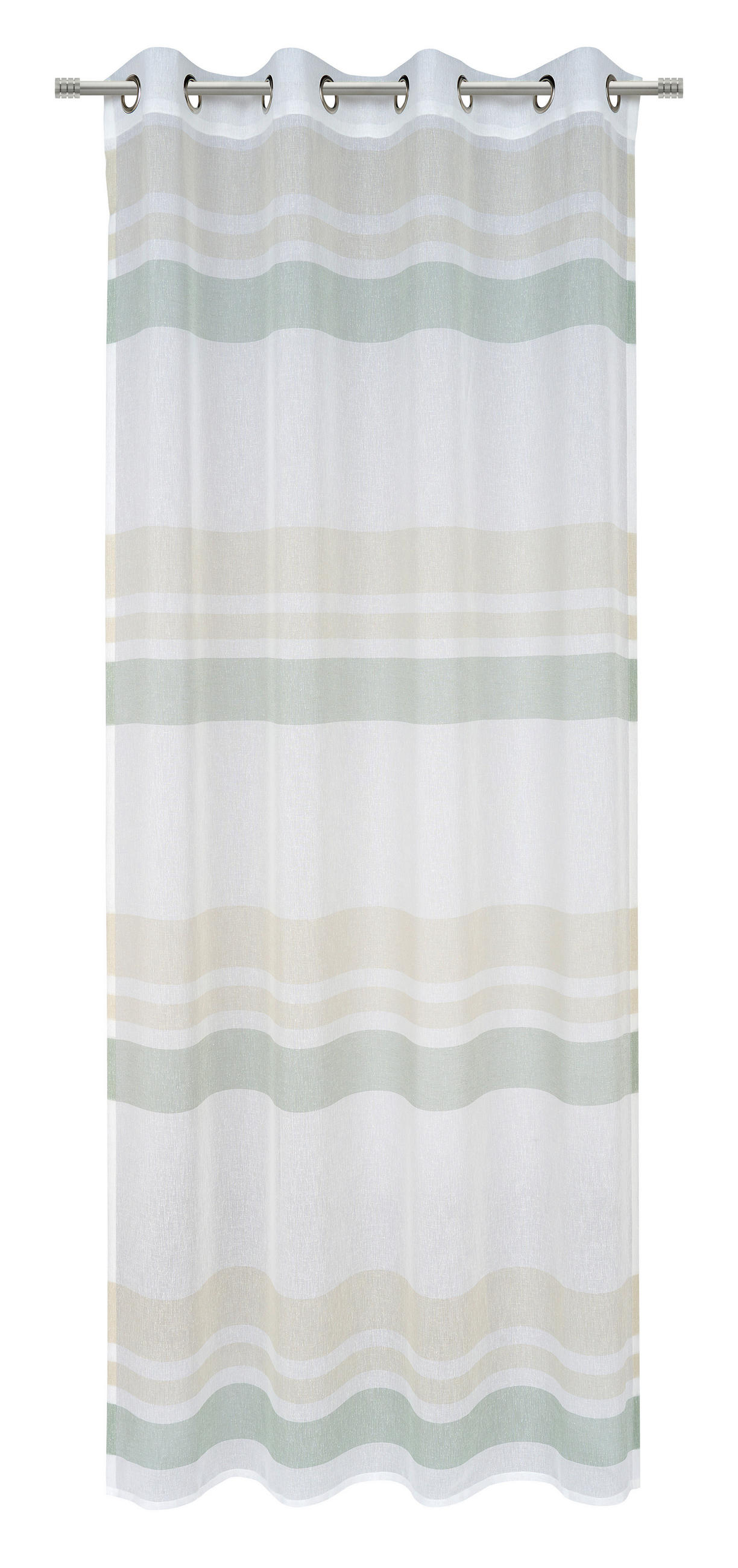 RINGLIS FÜGGÖNY részben áttetsző  - zöld, Design, textil (140/245cm) - Esposa