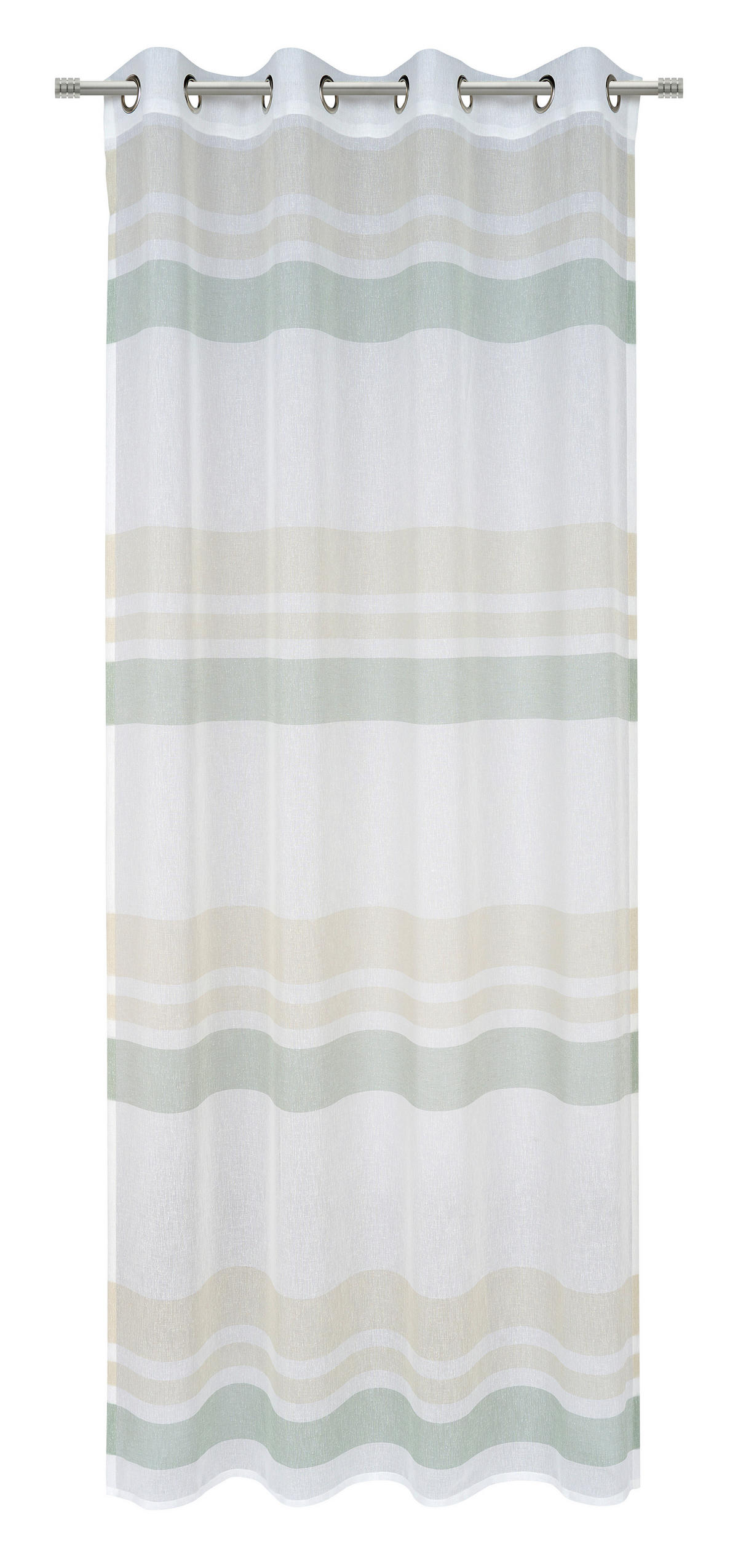 RINGLIS FÜGGÖNY részben áttetsző  - zöld, Design, textil (140/245cm) - Esposa