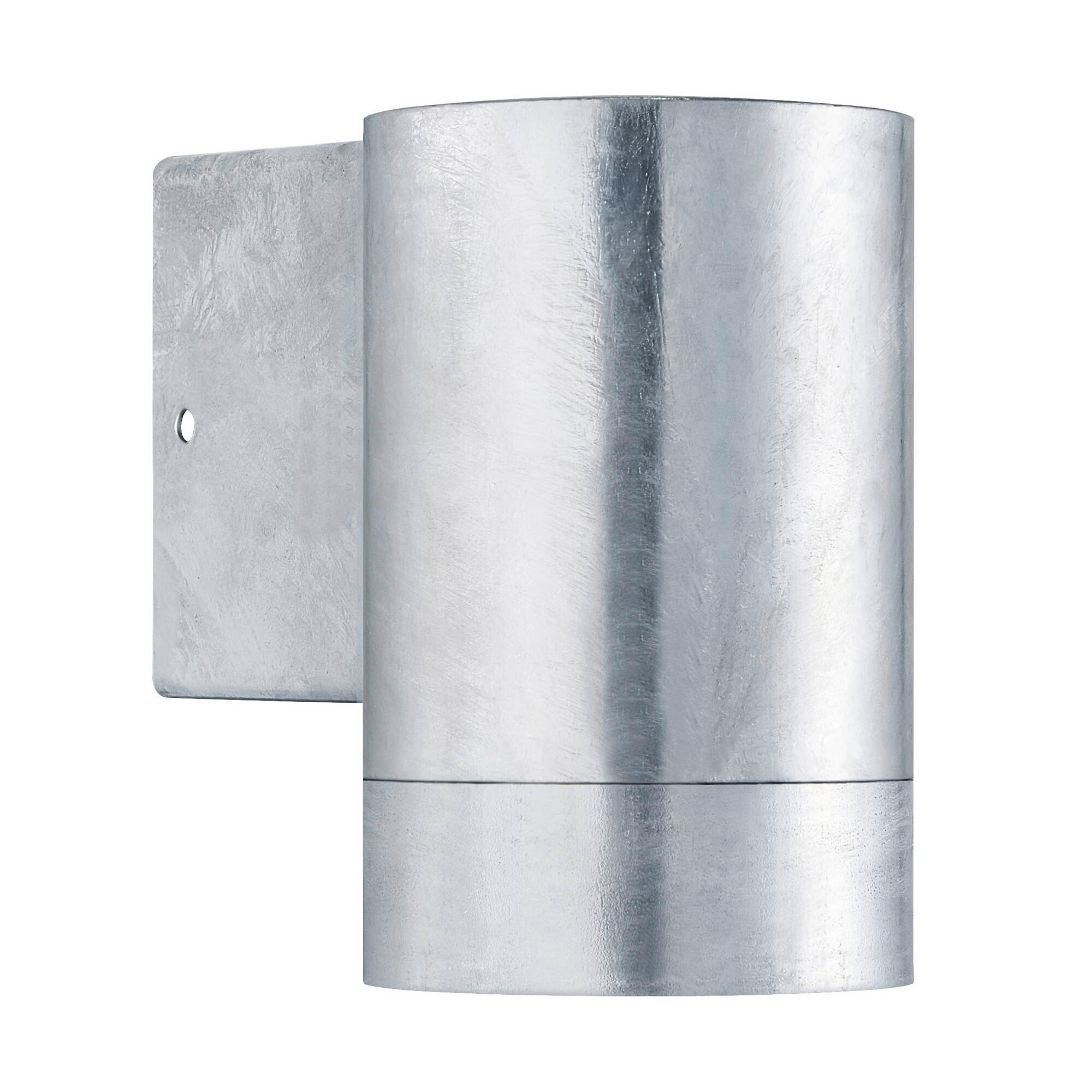 WANDLEUCHTE Tin 12.5/7.5 cm  - Zinkfarben, Design, Metall (12.5/7.5cm) - Nordlux