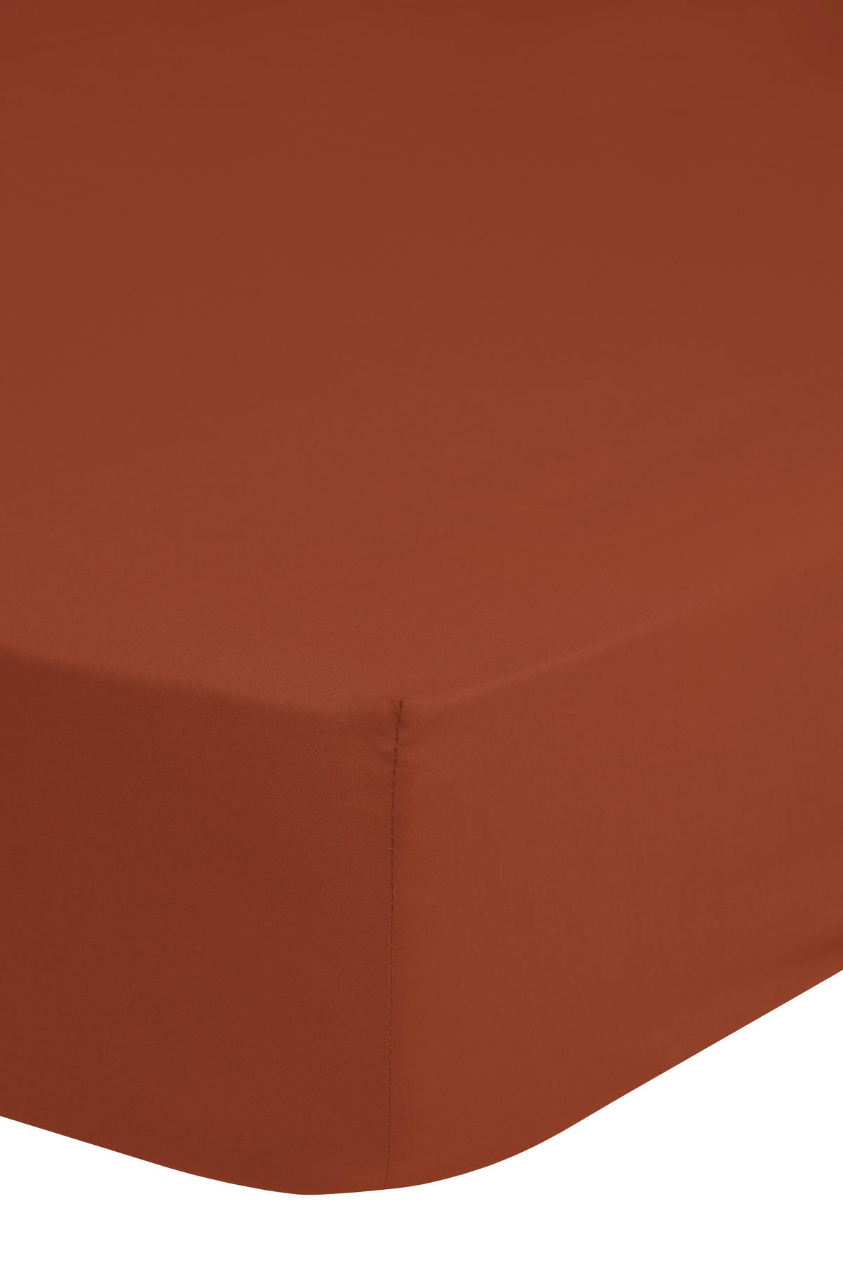 SPANNLEINTUCH 160/200 cm Renforcé  - Terracotta, Basics, Textil (160/200cm) - MID.YOU