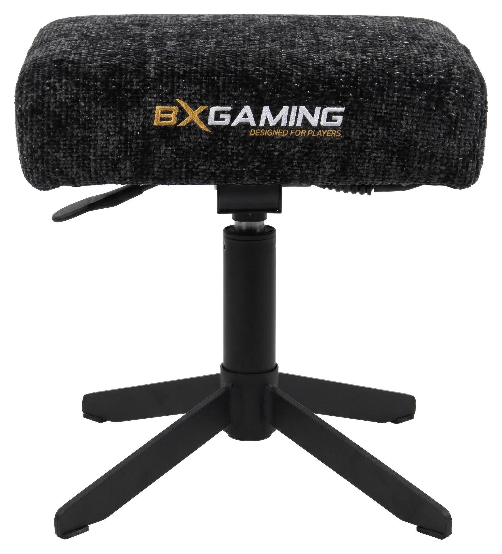BÜROHOCKER   Schwarz  - Schwarz, Design, Textil/Metall (44/37-45/36cm) - BX Gaming