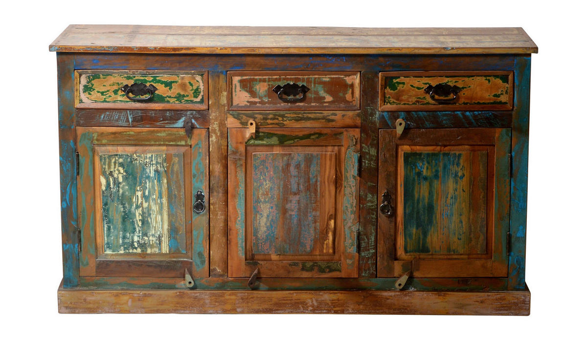 SIDEBOARD 140/80/40 cm  - Multicolor/Schwarz, Design, Holz/Metall (140/80/40cm) - MID.YOU