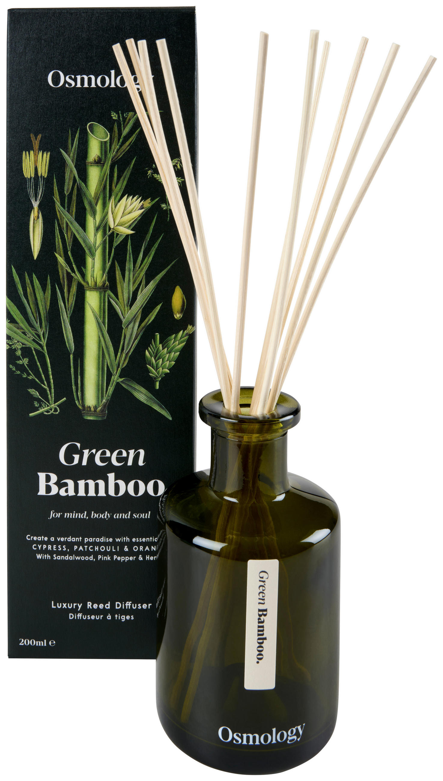 DIFFUSER 200 ml  - Dunkelgrün, Basics, Glas (200ml) - Ambia Home