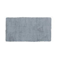 KOBEREC S VYSOKÝM VLASEM, 120/170 cm, šedomodrá - šedomodrá, Basics, textil (120/170cm)