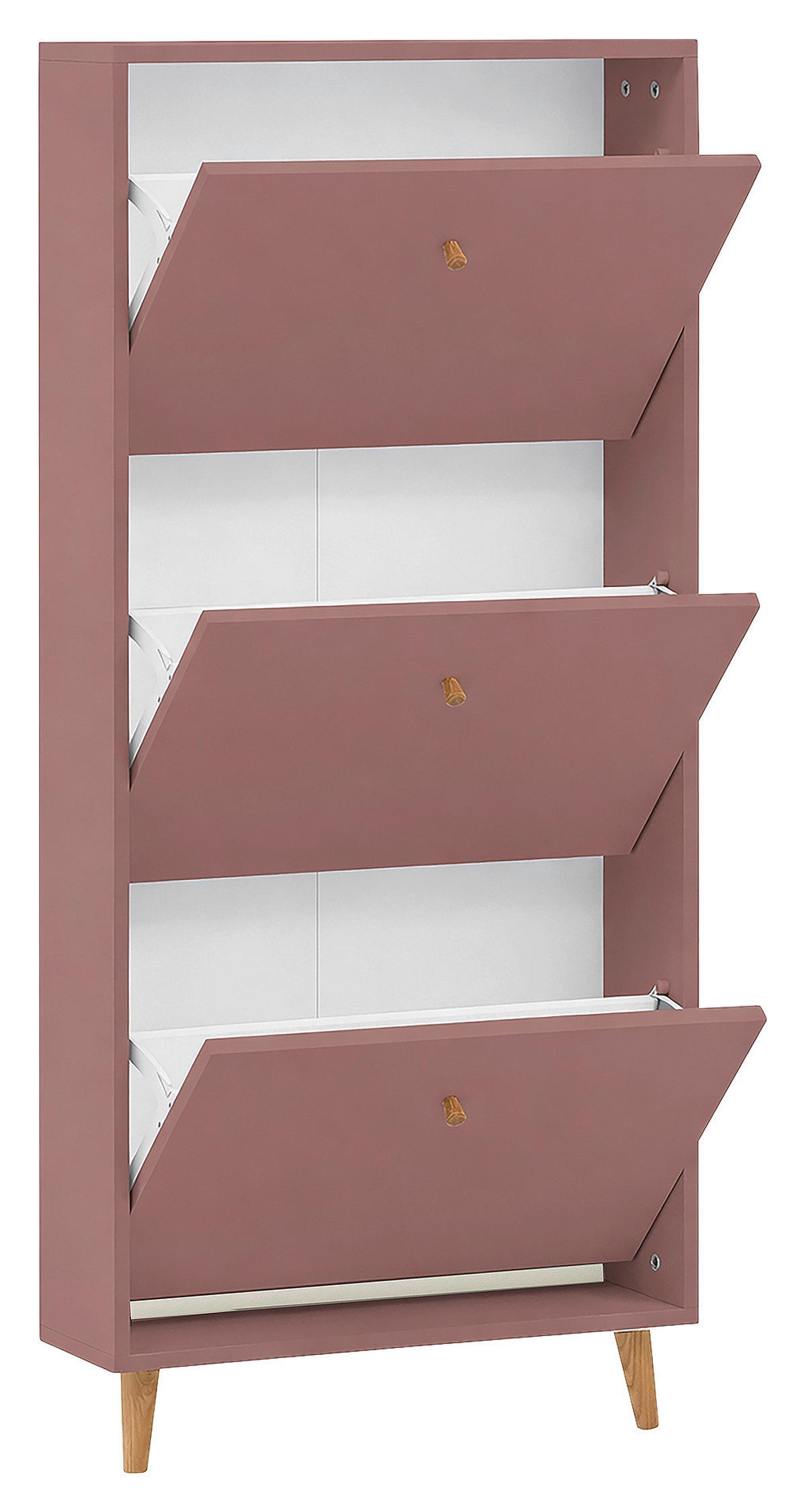 SCHUHKIPPER  in 59,8/131/19,55 cm  - Mauve, Design, Holz/Holzwerkstoff (59,8/131/19,55cm) - MID.YOU