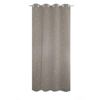 FERTIGVORHANG Verdunkelung  - Graubraun, Basics, Textil (135/240cm)