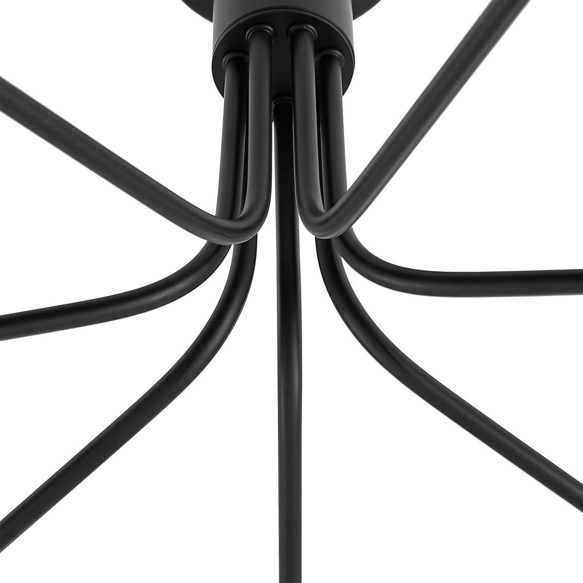 DECKENLEUCHTE Widnes 65/40 cm   - Dunkelgrau, Design, Glas/Metall (65/40cm) - Novel