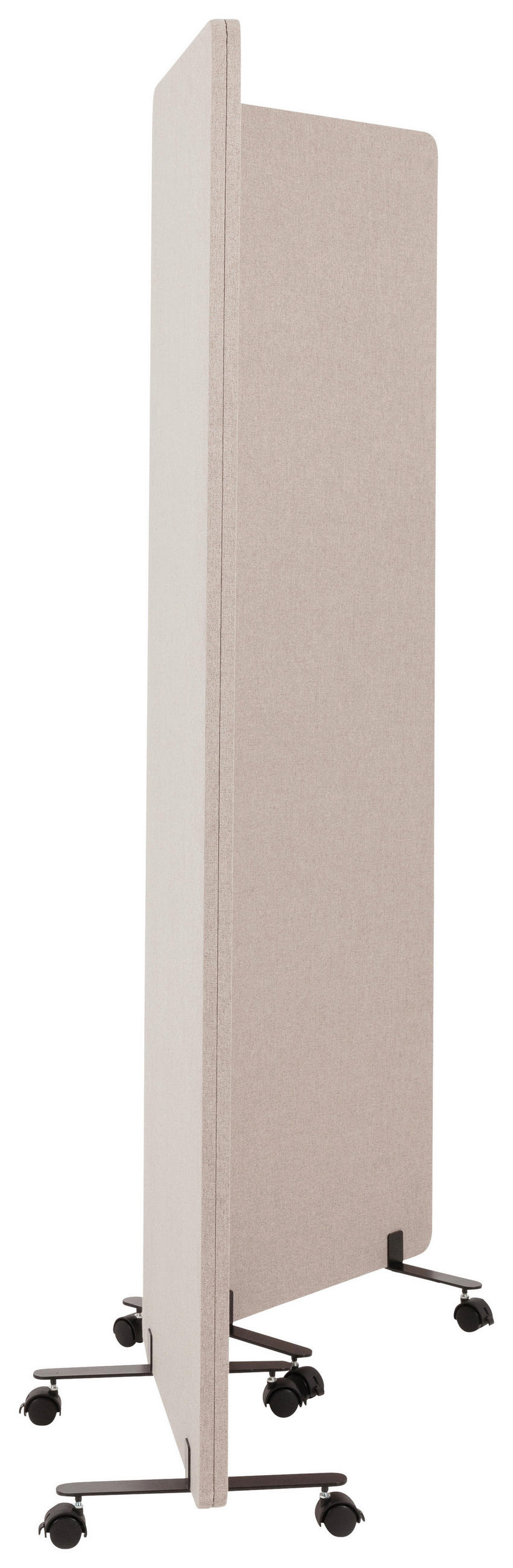 MELLANVÄGG  i metall, plast, textil  taupe  - taupe, Basics, metall/textil (60/177/35cm) - MID.YOU